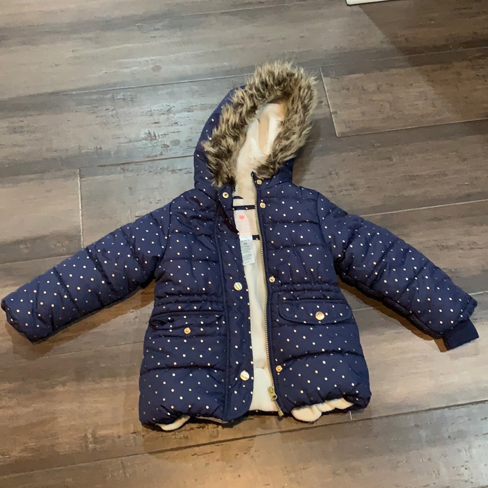 Carters 3T girls winter puffer jacket